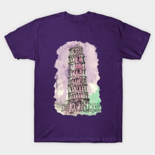 The Tower of Pisa (Torre di Pisa) T-Shirt